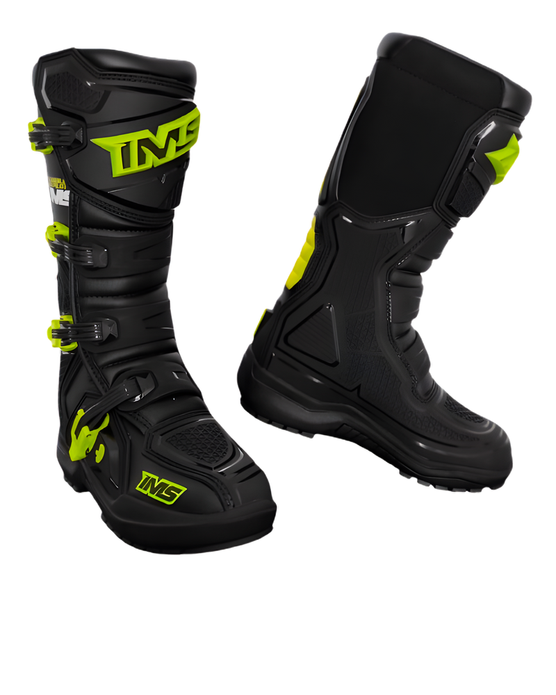 Bota IMS Motocross Off Road Injetada com Proteção Reforçada e Fecho Ajustável